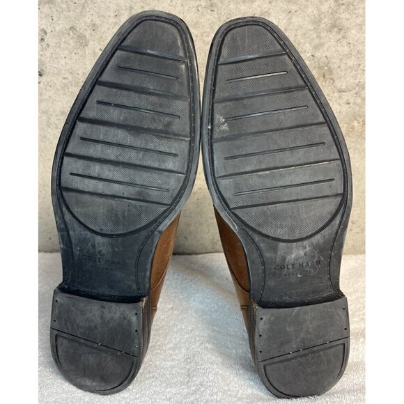 Cole Haan Mens Dawes Grand Double Monk-Strap Loafer Size 9½ M Birtish Tan C27611 main image 9